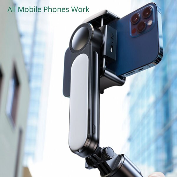 Mini Multifunctional Aluminum Alloy Mobile Phone Smart Live Broadcast Stabilizer - Image 3