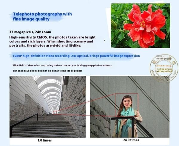 Telephoto Digital Camera D7100 Automatic Focus FHD HD Camera 33 Million - Image 9