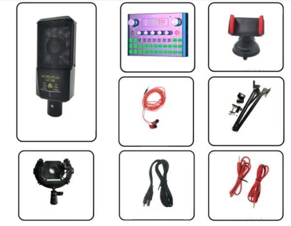 F007plus Special Live Broadcast Equipment, Sound Card, Mobile Phone, Computer, Universal Internet Celebrity Singing And Microphone Equipment - Image 3