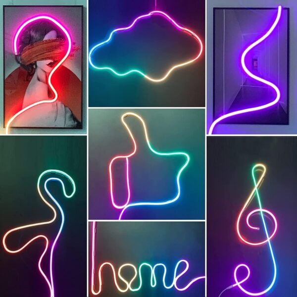 Graffiti Intelligent Music Atmosphere RGB Waterproof LED Neon Light Suit - Image 6