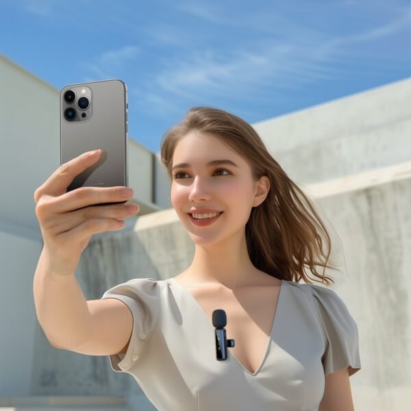 Wireless Collar Clip Microphone H65 Three-in-one Mobile Phone Computer Microphone - Image 3