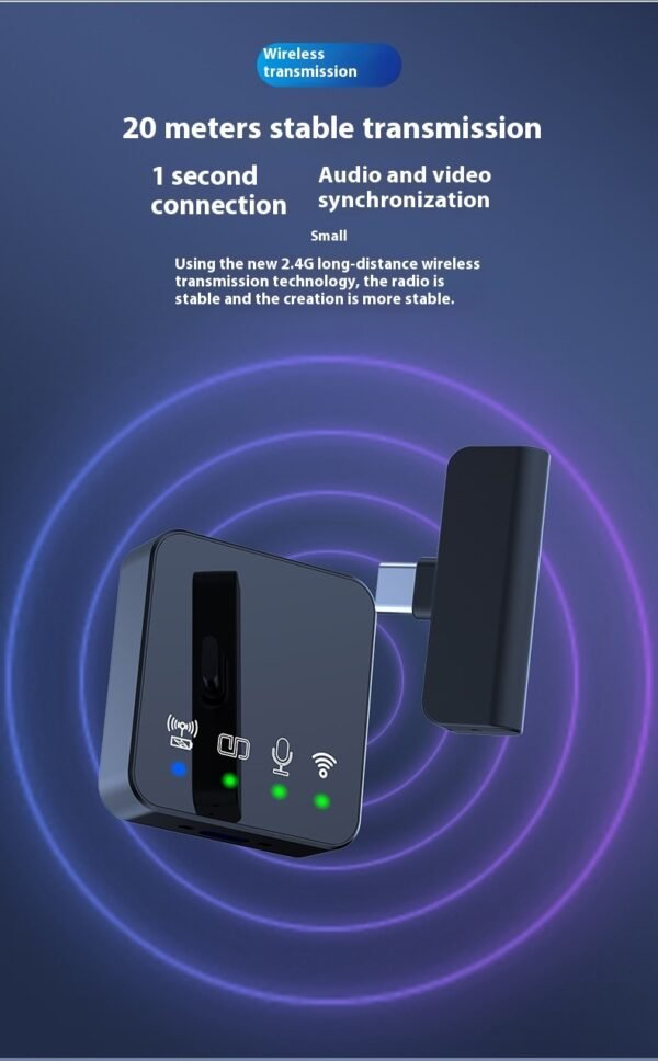 Wireless Microphone With Bluetooth Accompaniment Noise Reduction - Image 4