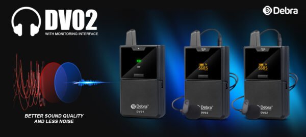 Wireless Microphone With Monitor Lavalier Camera Radio Microphone SLR Interview Recording - Image 3