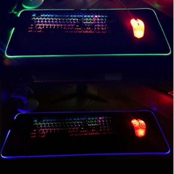 RGB Luminous Mouse Pad Led Magic Color Mouse Pad - Image 3