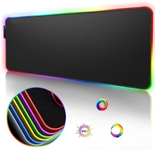 RGB Luminous Mouse Pad Led Magic Color Mouse Pad - Image 2
