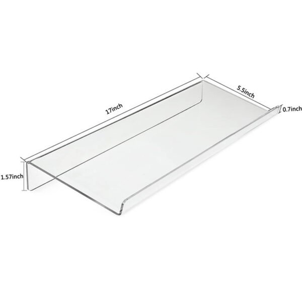 Advanced Tilting Computer Keyboard Stand For Convenient Ergonomic Typing Transparent Acrylic Keyboard Stand - Image 6