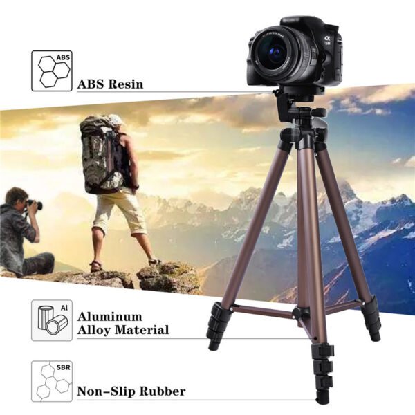Compatible with Apple, Camera Slr Tripod 1.3M Mobile Bluetooth Live Broadcast Stand Portable Outdoor Tripod - Image 4