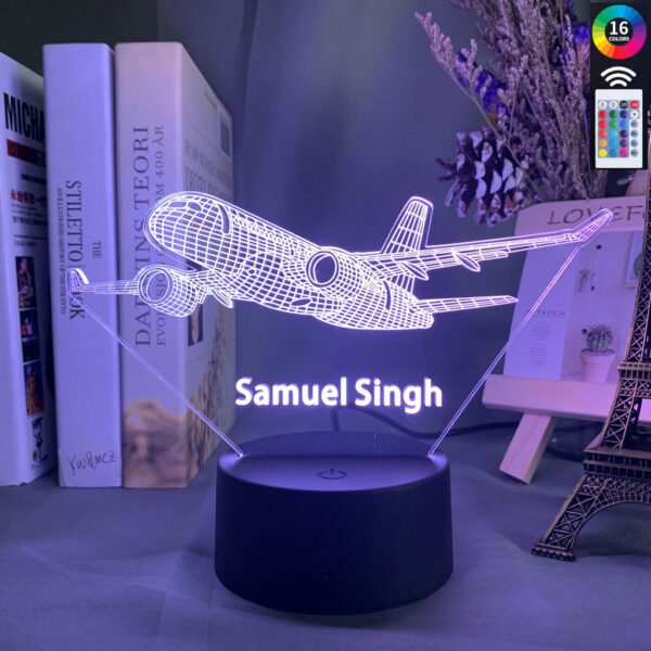Aircraft Light Hologram Night Light - Image 3
