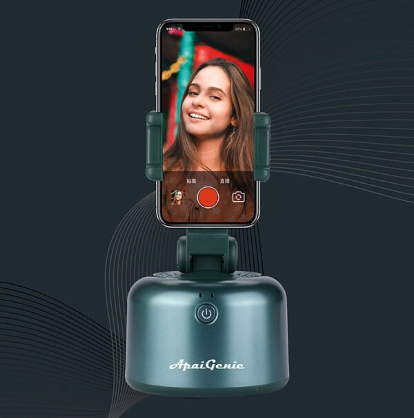 Love With The Second-Generation Upgrade 360 Smart Follow-Up Ptz Aai Genie 2 Mobile Phone Stabilizer Live Selfie - Image 3