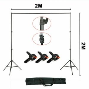 Adjustable Photography Background Support Stand Photo Backdrop Crossbar Kit