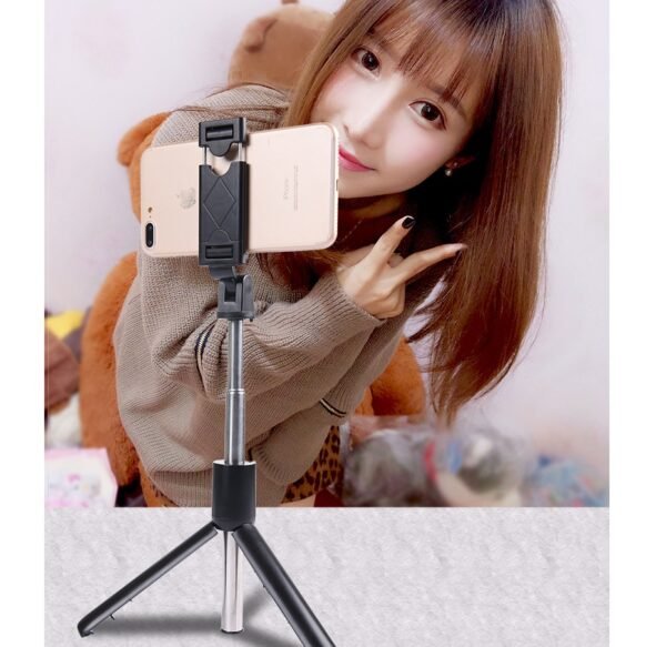 Compatible with Apple, Bluetooth selfie stick tripod - Image 5