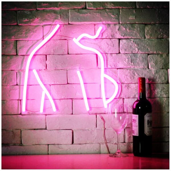 LED Panel Back Ladies Acrylic Neon Lights - Image 3