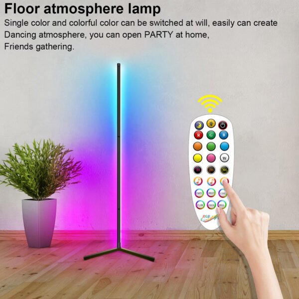 LED Corner  Rgb Atmosphere Disassembly Splicing Network Red  Floor Lamp - Image 2