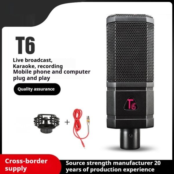 Microphone, Condenser Wired Noise Cancelling Microphone - Image 5
