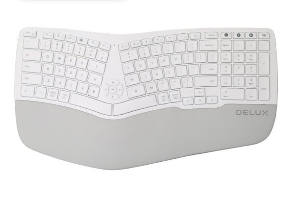 Colorful Gm902 Wireless Bluetooth Ergonomic Mute Scissor Foot Laptop Rechargeable 104 Keyboard - Image 4