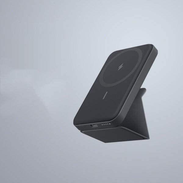 Magnetic Wireless Portable With Stand Power Bank 5000mAh Mobile Power Bank - Image 3