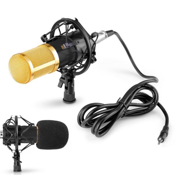 BM800 Condenser Anchor Microphone Recording Live Microphone Set - Image 5