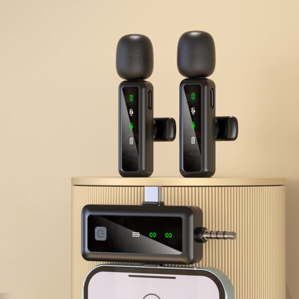Wireless Collar Clip Microphone H65 Three-in-one Mobile Phone Computer Microphone - Image 4