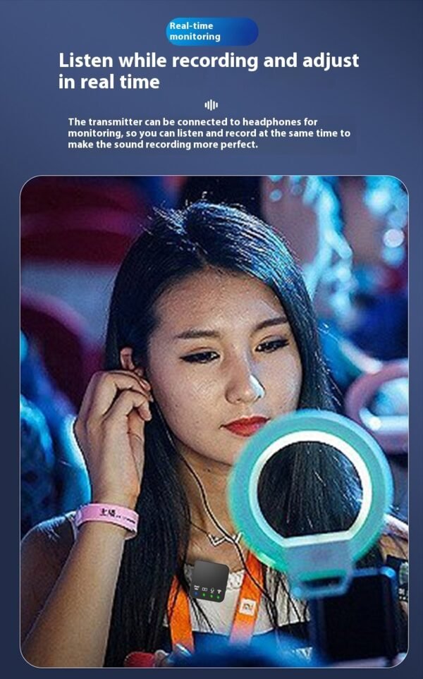 Wireless Microphone With Bluetooth Accompaniment Noise Reduction - Image 7