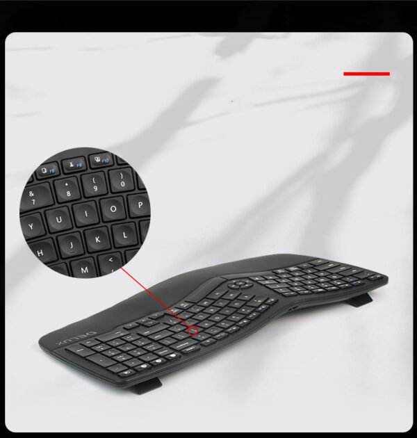Colorful Gm902 Wireless Bluetooth Ergonomic Mute Scissor Foot Laptop Rechargeable 104 Keyboard - Image 8