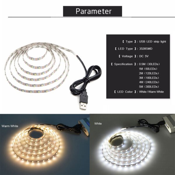 LED Strip Light RGB 5050 - Image 7