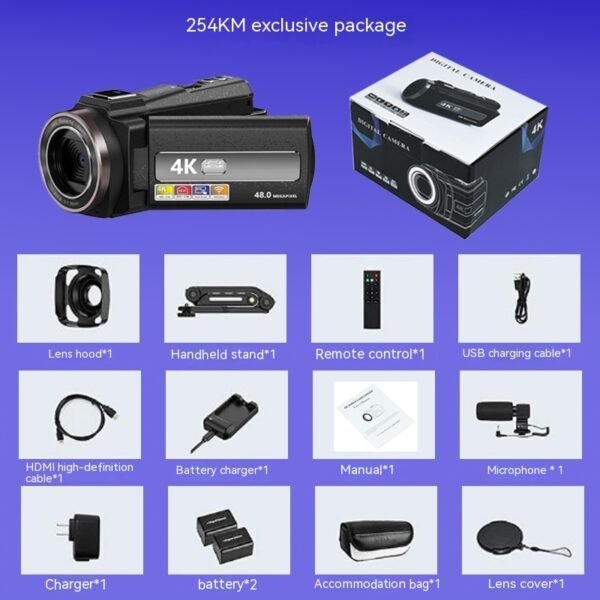 4K HD Digital Camera Handheld Shooting Digital Camera - Image 5