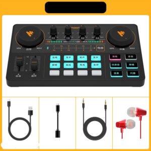 A Full Set Of Sound Cards For Mobile Computer Universal Live Broadcast Equipment