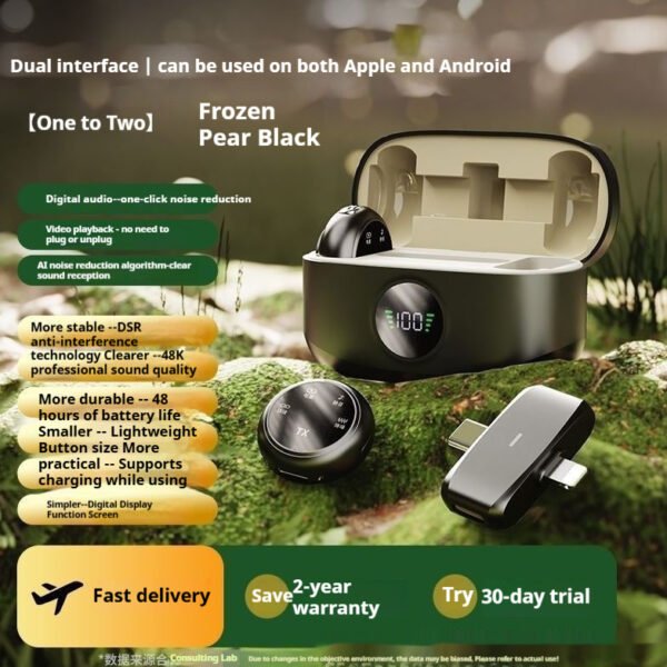Magnetic Button Wireless Lavalier Microphone - Image 7