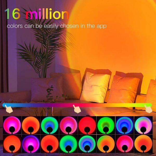 APP Remote Control RGB Floor Atmosphere Lamp - Image 7