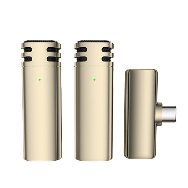Double Microphone Wireless Collar Clip Microphone Outdoor Short Video Recording Live Broadcast Small Microphone - Image 10