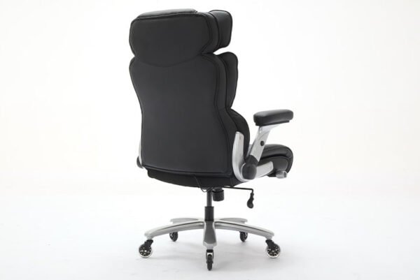 Big And Tall Office Chair 500lbs With Adjustable Lumbar Support, Executive Office Chair With Flip-up Armrest And Wider Seat, Ergonomic Leather Chair Breathable Cannot Be Sold On Temu - Image 7