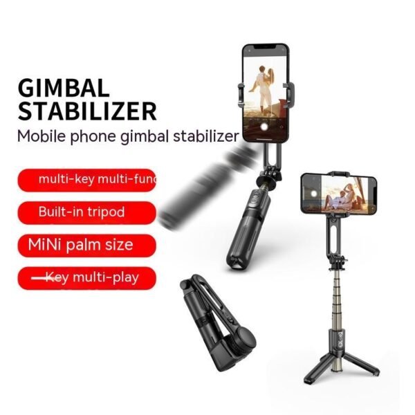 Mobile Phone Stabilizer Hand-held Tripod Head Selfie Stick - Image 6