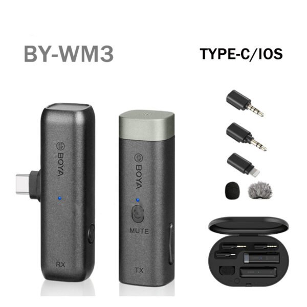 Little Bee Wireless Android I Phone Interview Lapel Microphone - Image 5