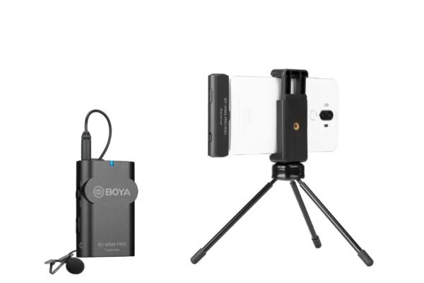 WM4PRO K3 Lavalier 2.4G Mini Mobile Phone Wireless Recording Microphone - Image 7