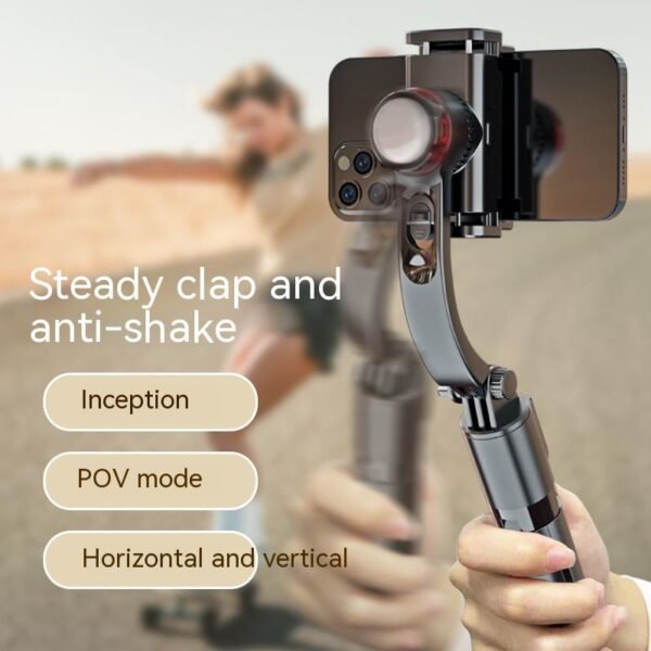 Mobile Phone Stabilizer Hand-held Tripod Head Selfie Stick - Image 4