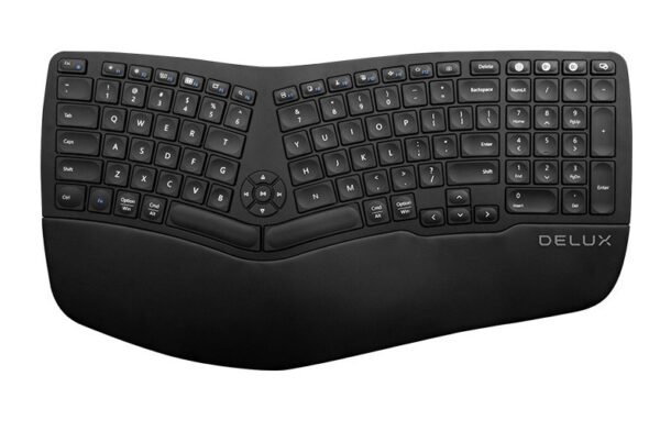 Colorful Gm902 Wireless Bluetooth Ergonomic Mute Scissor Foot Laptop Rechargeable 104 Keyboard - Image 3