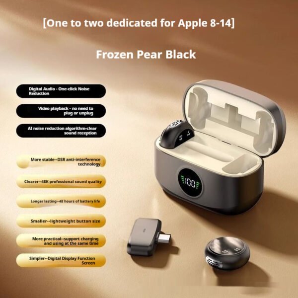 Magnetic Button Wireless Lavalier Microphone - Image 6