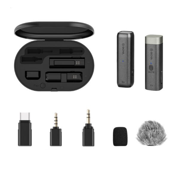 Little Bee Wireless Android I Phone Interview Lapel Microphone - Image 8