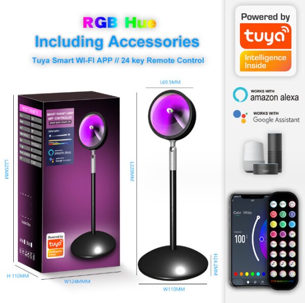 APP Remote Control RGB Floor Atmosphere Lamp - Image 3