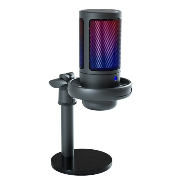 Condenser Microphone RGB Colorful Live Broadcast Wired Microphone - Image 4