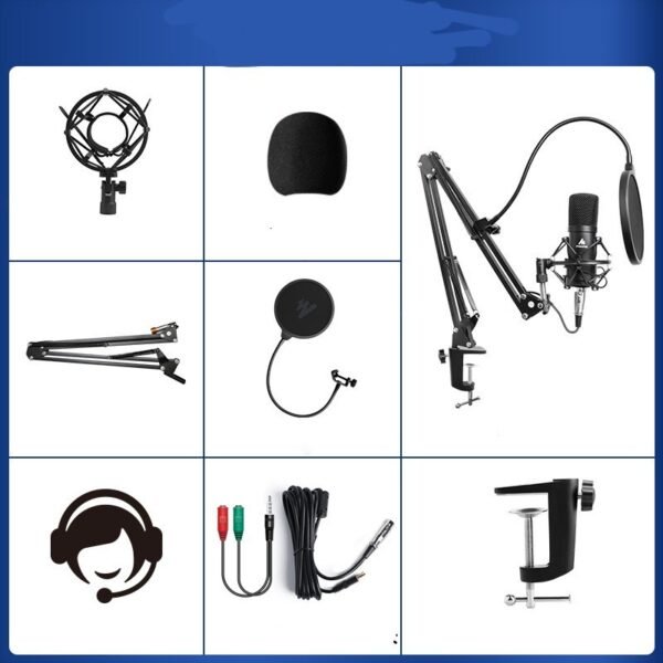 Mobile Phone K Song Capacitor Computer Recording Microphone Wired Microphone Mic - Image 7