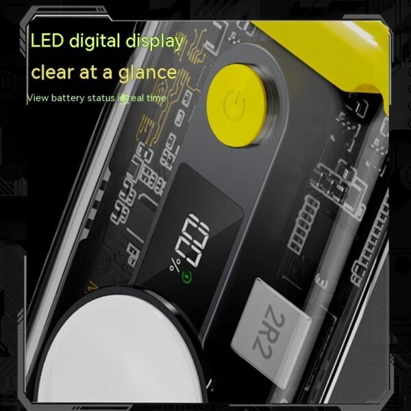 Transparent Mecha Magnetic Power Bank - Image 2