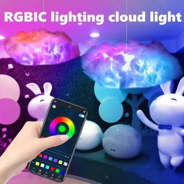 RGB Phantom Thundercloud LED Cloud Light - Image 2