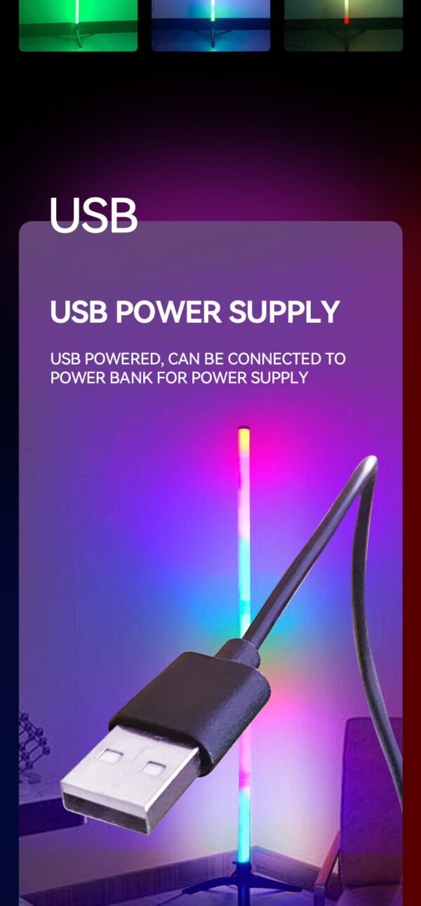 LED Corner Ambience Light Split Floor Bedroom Decoration RGB Remote Control Floor Lamp - Image 5