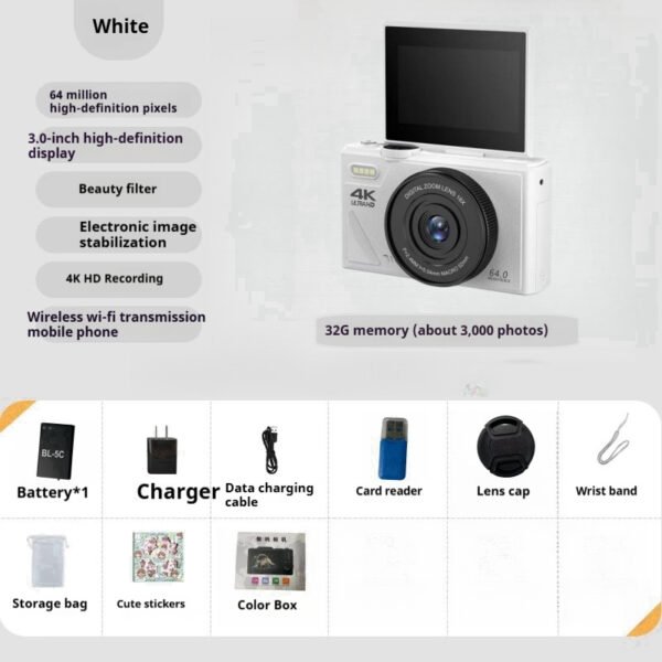 64 Million HD Student Entry-level Mirrorless CCD Camera - Image 9