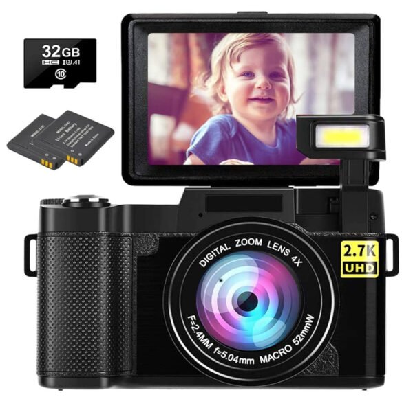 HD 27K With Flip HD Screen R2S Digital Camera - Image 9