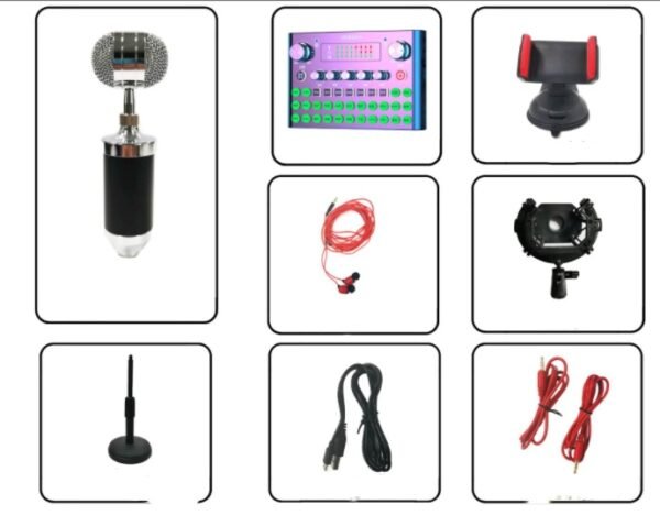 F007plus Special Live Broadcast Equipment, Sound Card, Mobile Phone, Computer, Universal Internet Celebrity Singing And Microphone Equipment - Image 2