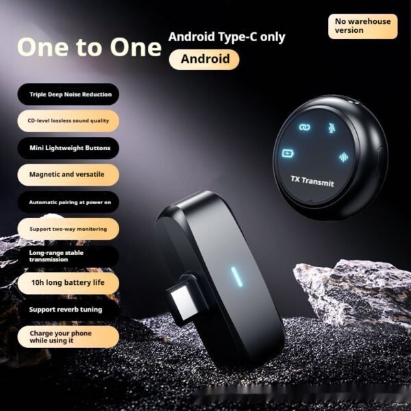 Magnetic Button Wireless Lavalier Microphone - Image 4
