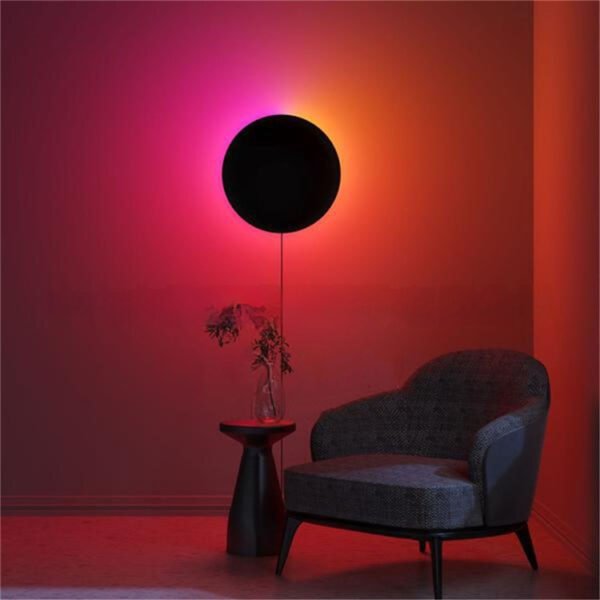 Bedside RGB Designer Hotel Creative Art Modern Simple Personality Wall Lamp - Image 2