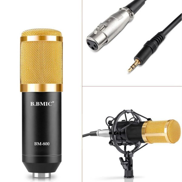 BM800 Condenser Anchor Microphone Recording Live Microphone Set - Image 2